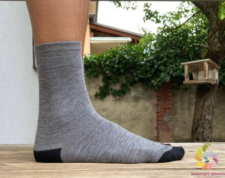 Hedvika ponožky 80% Merino Klasik Grey