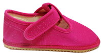 Barefoot slippers Beda pink glitter