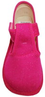Barefoot slippers Beda pink glitter