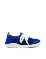 Barefoot sneakers Bobux Play Knit Blueberry + Yellow