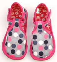 Barefoot slippers EF 385 Dots