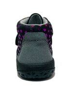 Barefoot shoes Jonap Bella/S black/pink heart SLIM
