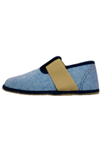 Barefoot slippers Pegres blue