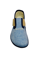 Barefoot slippers Pegres blue