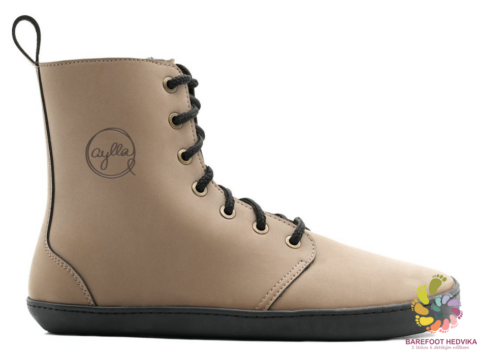 Winter barefoot shoes Aylla Chiri Women´s Winter Mocca