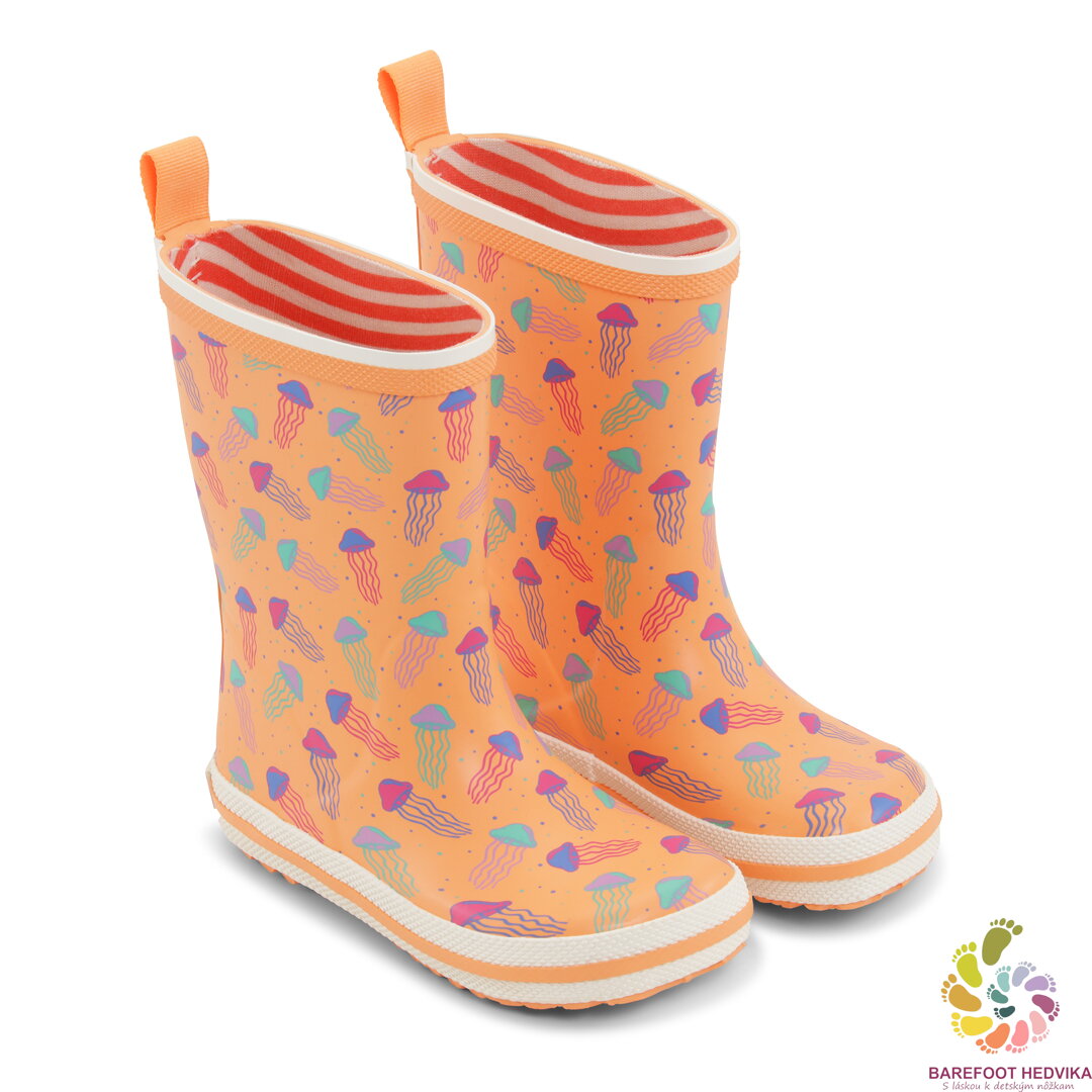 Barefoot wellingtons Bundgaard Charly High Rubber Boots Jellyfish