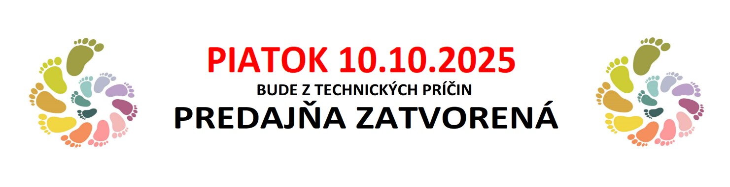 Predajňa zatvorená