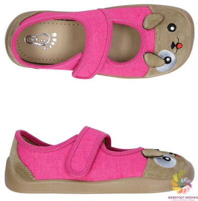 Bar3foot M-Athena Linen Pink Puppy