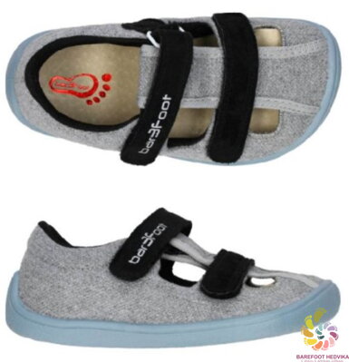 Bar3foot Elf Sandal Grey