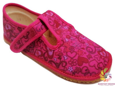 Beda papuče Pink Hearts