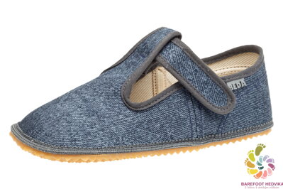 Beda papuče Grey Denim 