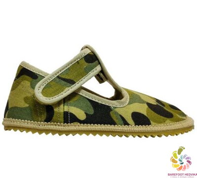 Beda slippers Army (narrower cut)