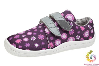 Beda tenisky Violet Flower (spevnená päta)