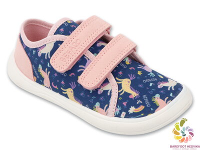 Befado Barefoot tenisky 141XY003 Unicorn