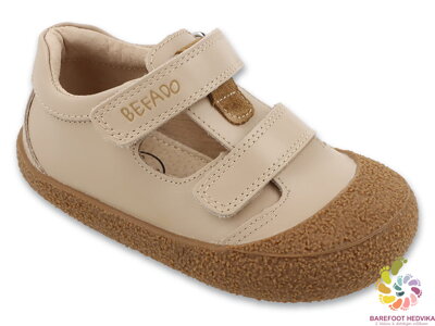 Befado Barefoot sandálky 005X003 Beige