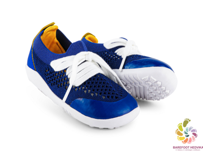 Bobux Play Knit Blueberry + Yellow