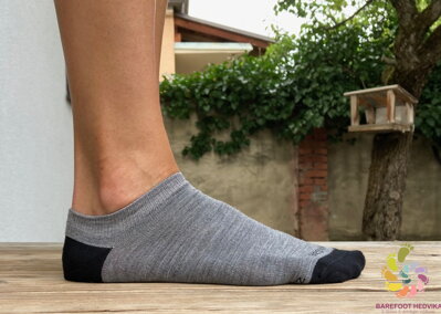 Hedvika ponožky 80% Merino Low Cut Grey