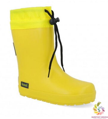 Koel4kids Rubber Boots Yellow Winter