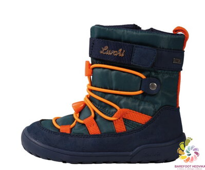 Lurchi Jace Tex Petrol-Orange zimné