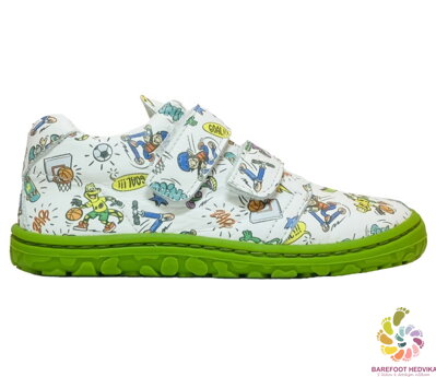 Lurchi Noah Barefoot White-Green