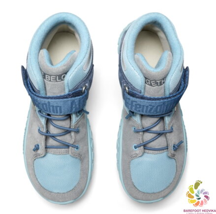 Affenzahn Midboot Leather Dreamer Sky Blue
