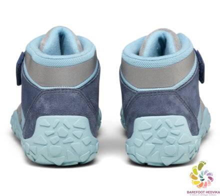 Affenzahn Midboot Leather Dreamer Sky Blue