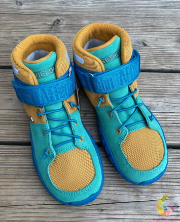 Affenzahn Midboot Leather Dreamer Lagoon Blue