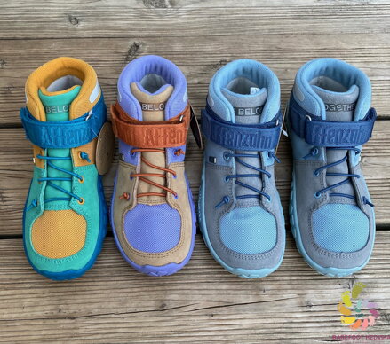 Affenzahn Midboot Leather Dreamer Sky Blue