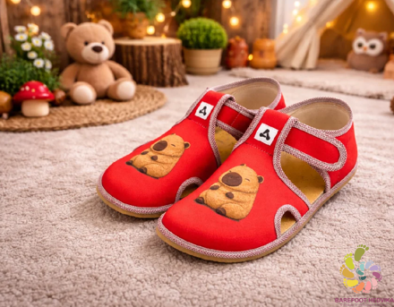 Antal papuče Rascal Capybara Red