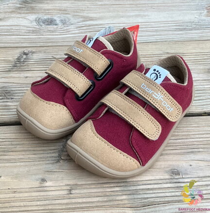 Bar3foot Elf Denver Vegan Maroon