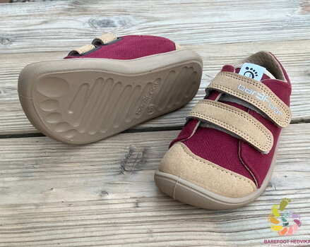 Bar3foot Elf Denver Vegan Maroon