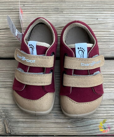 Bar3foot Elf Denver Vegan Maroon