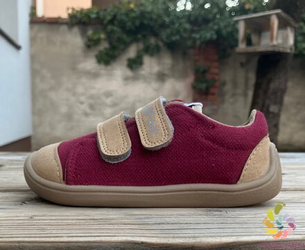 Bar3foot Elf Denver Vegan Maroon