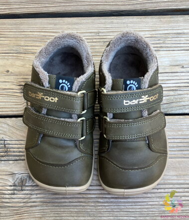 Bar3foot Elf Step Tex Olive Winter