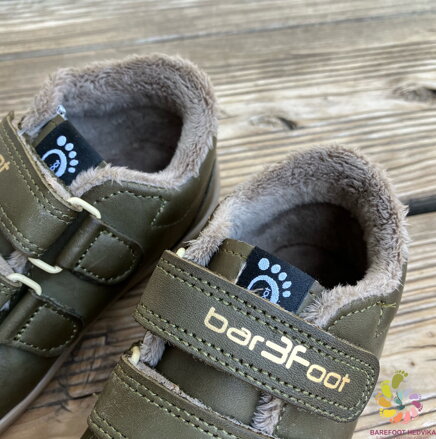 Bar3foot Elf Step Tex Olive Winter