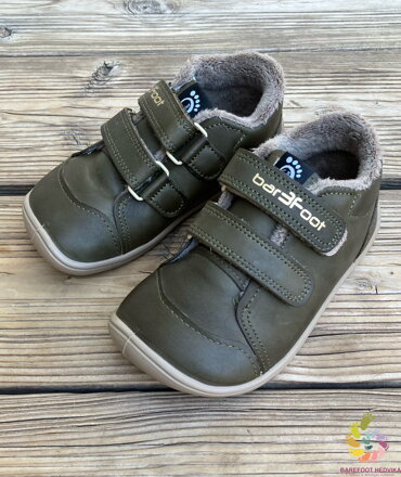 Bar3foot Elf Step Tex Olive Winter