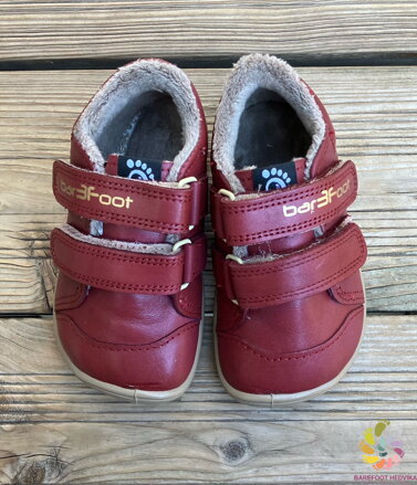 Bar3foot Elf Step Tex Burgund Winter