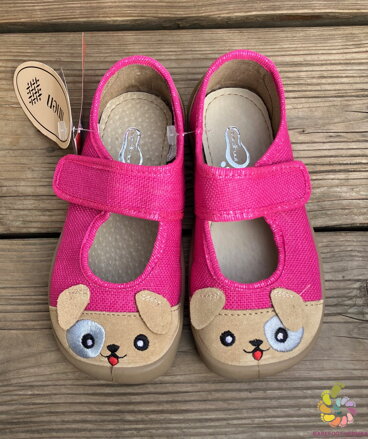 Bar3foot M-Athena Linen Pink Puppy