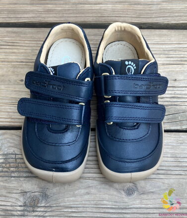Bar3foot M-Ohio Leather Navy Blue