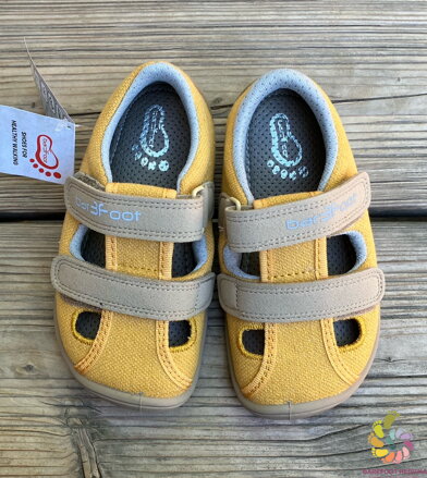 Bar3foot Elf Sandal Honey Yellow