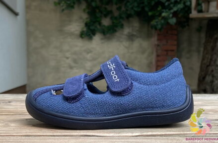 Bar3foot Elf Sandal Navy Blue