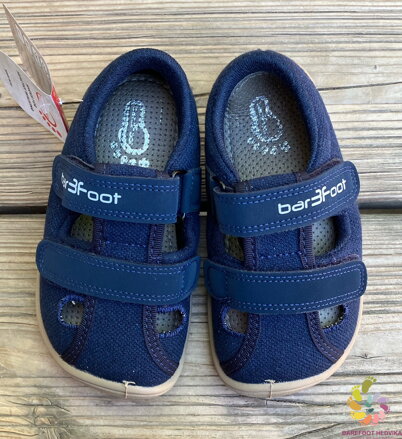 Bar3foot Elf Sandal Dark Blue