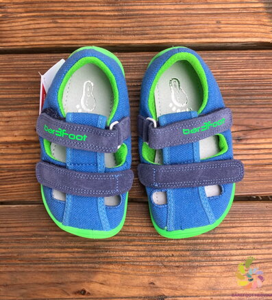 Bar3foot Elf Sandal Blue