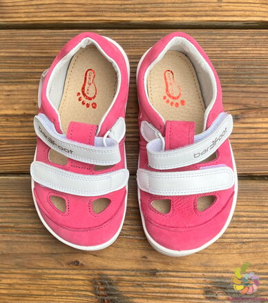 Bar3foot Cross Sandal Pink