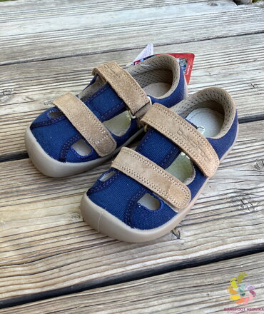 Bar3foot M-Sandal Navy Blue