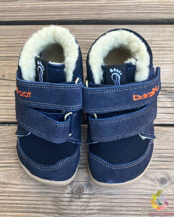 Bar3foot Elf Utah Wooly Navy Blue zimné