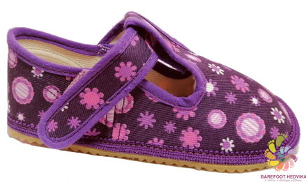 Barefoot slippers Beda flowers