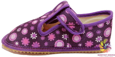 Barefoot slippers Beda flowers