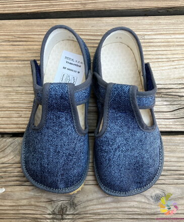 Beda papuče Grey Denim 