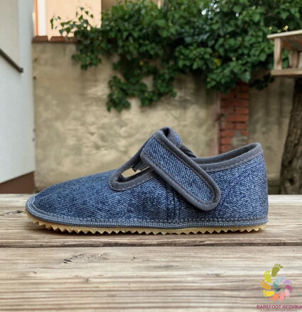 Beda papuče Grey Denim 
